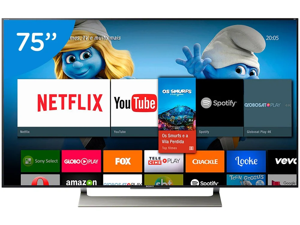 Smart TV LED 75” Sony 4K/Ultra HD XBR-75X905E