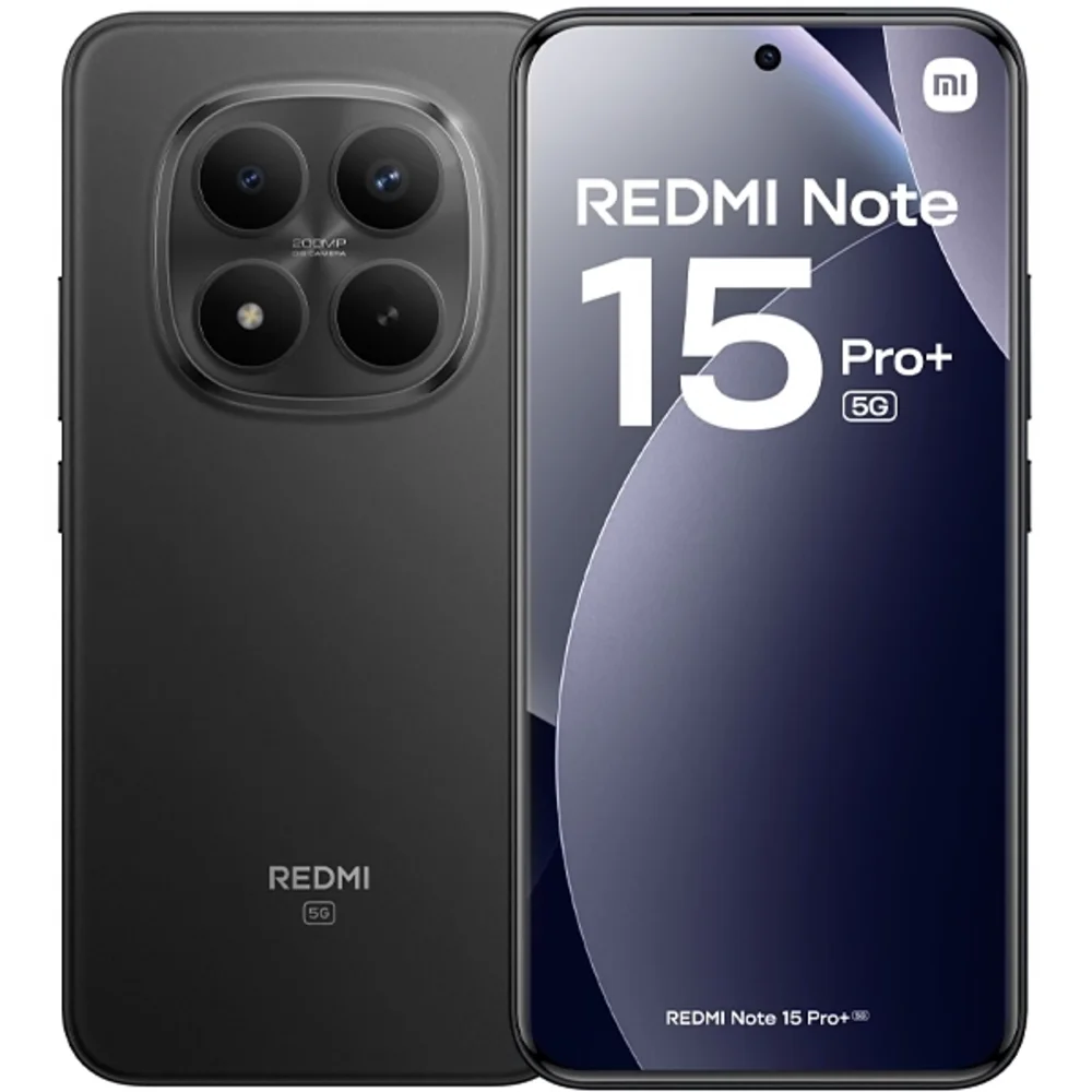 "Celular Xiaomi Redmi Note 15 Pro+ 5g Nfc Dual Sim 512gb 12gb Ram De 6.83"" 200+8mp 32mp - Preto (global)"