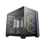 Gabinete Gamer Deepcool Cg330 Microatx Aquário Com 3 Fans ARGB Preto