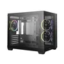 Gabinete Gamer Deepcool Cg330 Microatx Aquário Com 3 Fans ARGB Preto