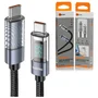 Cabo Tipo C Turbo 65w Pd 1 Metro Com Display Digital