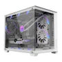 Gabinete Gamer PCyes Forcefield V2 White Ghost - Gffv2wg