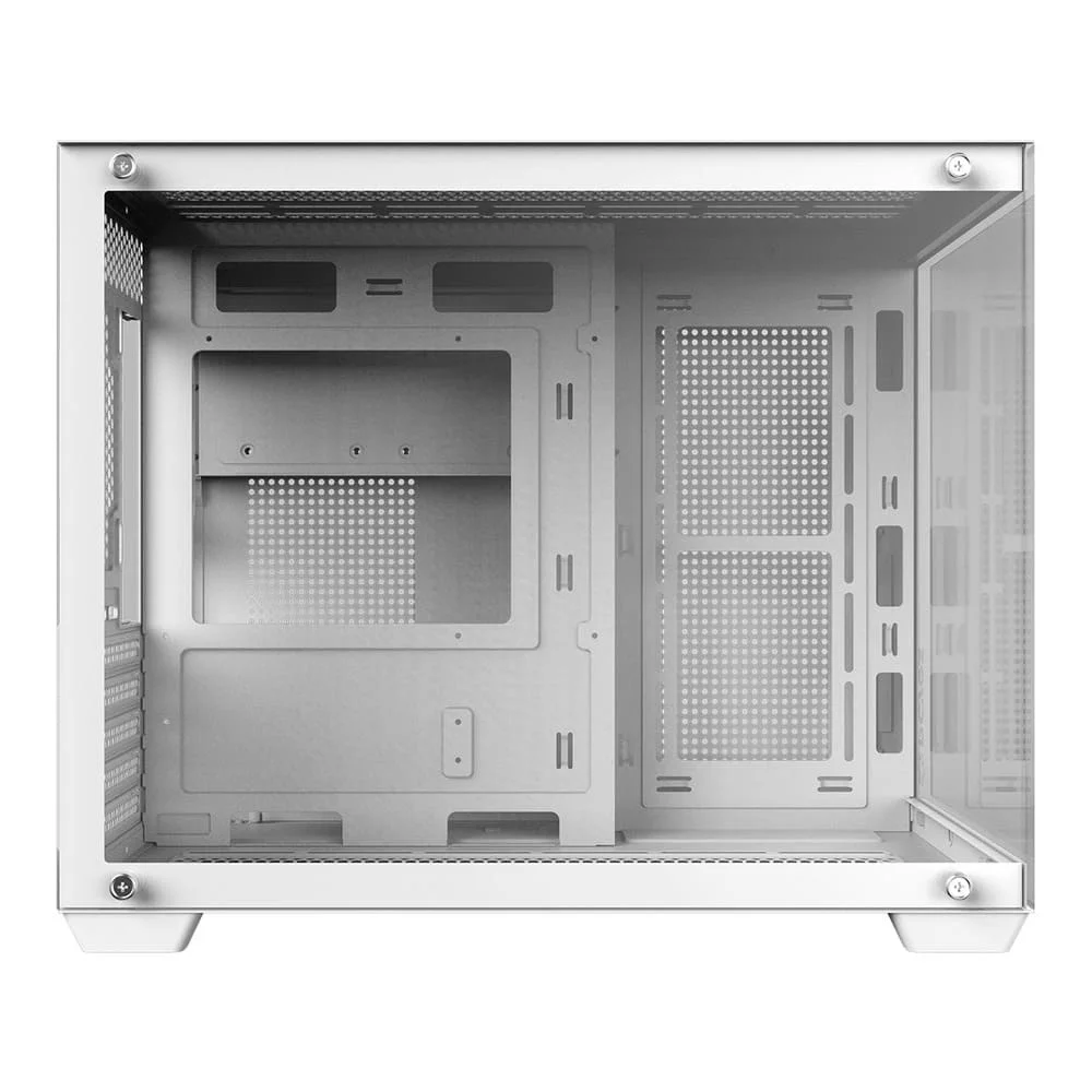 Gabinete Gamer PCyes Forcefield V2 White Ghost - Gffv2wg Gabinete Gamer PCyes Forcefield V2 White Ghost - Gffv2wg