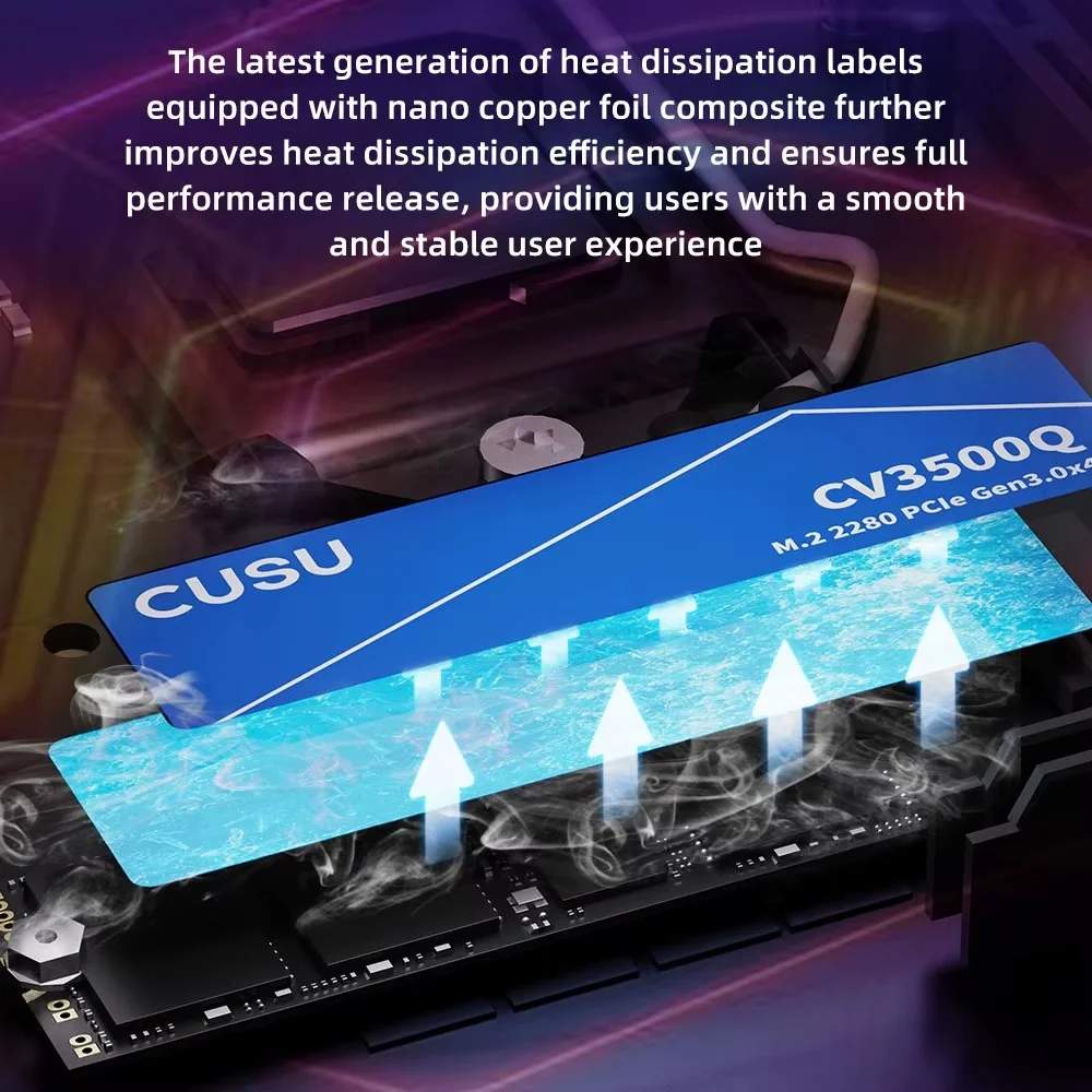 Ssd Cusu 256gb Nvme M2 2280 Pcie Gen3 - Super Velocidade Ssd Cusu 256gb Nvme M2 2280 Pcie Gen3 - Super Velocidade