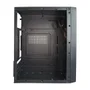 Gabinete Micro Atx Office S/ Fonte 2 Usb Audio Frontal Preto