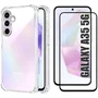 Kit Capa Transparente + Película De Cerâmica Para Samsung Galaxy A35