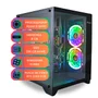 PC Gamer Ryzen 5 5600 RTX2060 6gb SSD 256gb Nvme 8GB Win 11