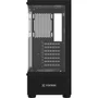 Gabinete Gamer Mid Tower Sem Fan Sem Fonte Fortrek Crystal Preto 86948