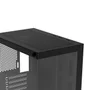 Gabinete Gamer Mid Tower Sem Fan Sem Fonte Fortrek Crystal Preto 86948