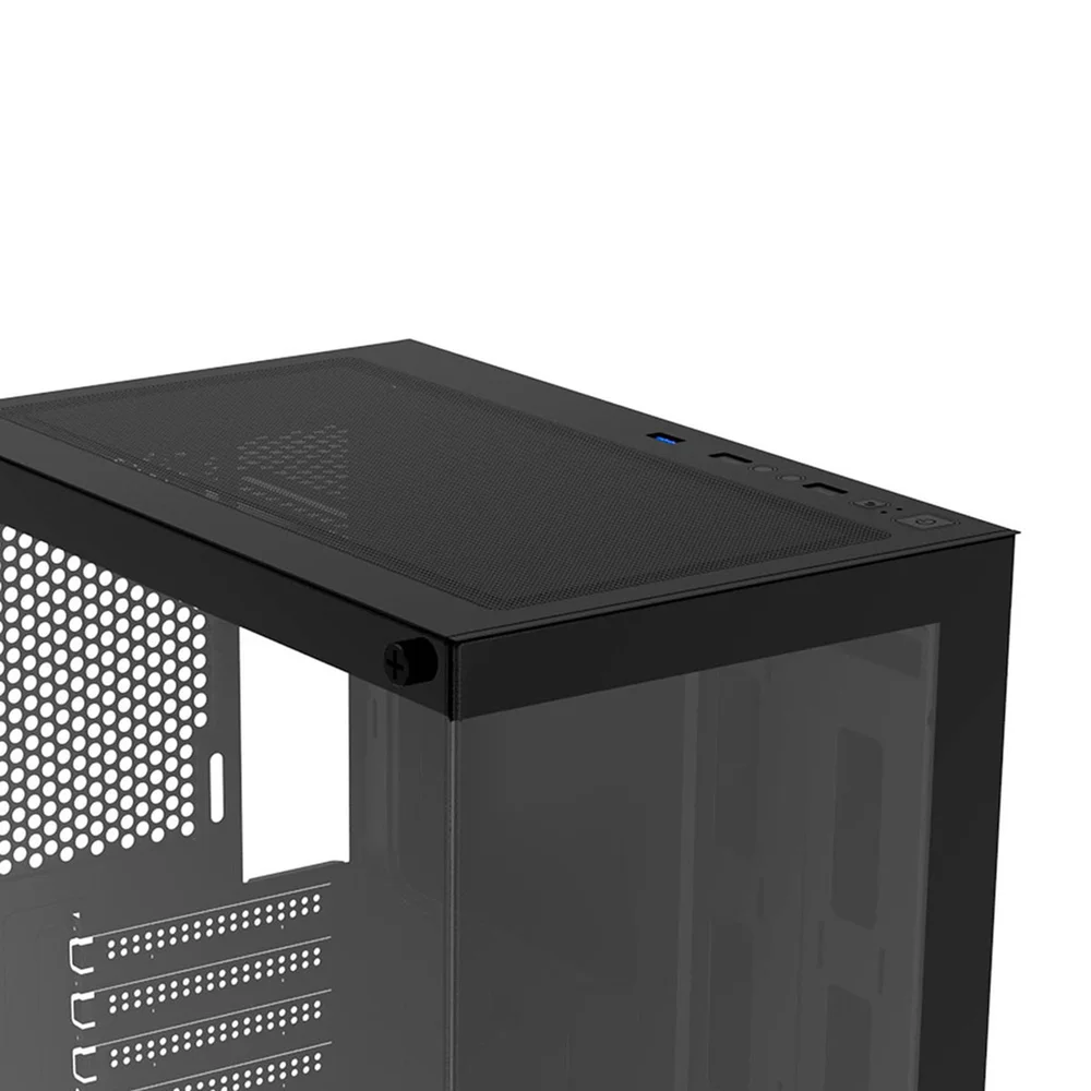 Gabinete Gamer Mid Tower Sem Fan Sem Fonte Fortrek Crystal Preto 86948 Gabinete Gamer Mid Tower Sem Fan Sem Fonte Fortrek Crystal Preto 86948