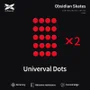 Mouse Feet X-raypad Obsidian Dots Universal Control (40 PCs)