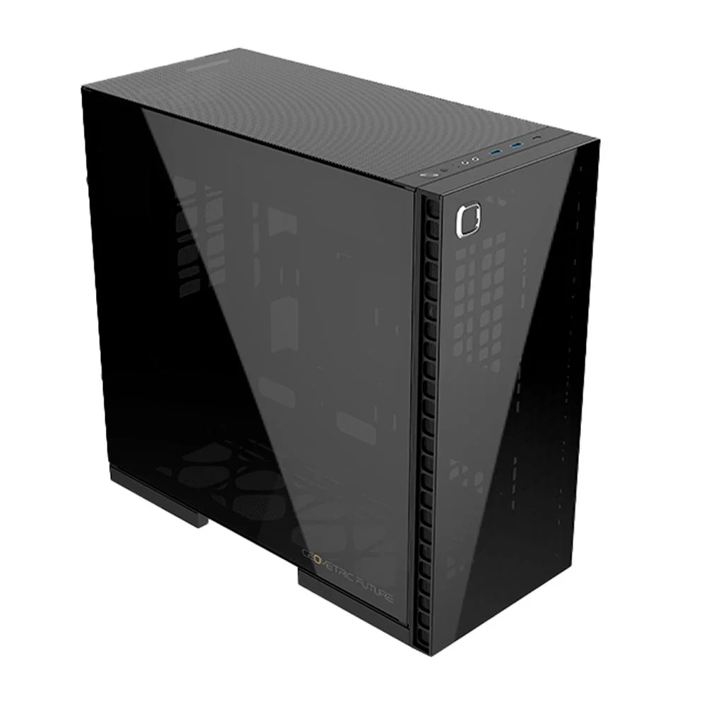 Gabinete Gamer Geometric Future Model 6 Cezanne Preto