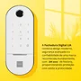 Fechadura Digital Yale Modelo Lia Branca Com Biometria