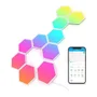 Painel LED Govee Glide Hexa RGBic Pacote 10 Peças Wifi Gamer