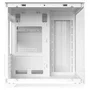 Gabinete Clanm Grodd Snow Branco Mid Tower mATX mini-ITX Suporta VGA 330mm Cooler 160mm ATX