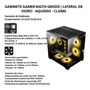 Gabinete Gamer Grodd Clanm Mid Tower Preto Miniitx Matx Aço E Vidro 350x270x350mm Portas Usb 3.0 E Usb 2.0, O Grodd Clan