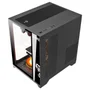 Gabinete Gamer Grodd Clanm Mid Tower Preto Miniitx Matx Aço E Vidro 350x270x350mm Portas Usb 3.0 E Usb 2.0, O Grodd Clan