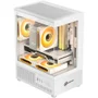 Gabinete Gamer Kalkan Hakon S/fan S/fonte Micro-atx Vidro Temperado Duplo Usb 3.0 Panorâmico Branco - Klk00081