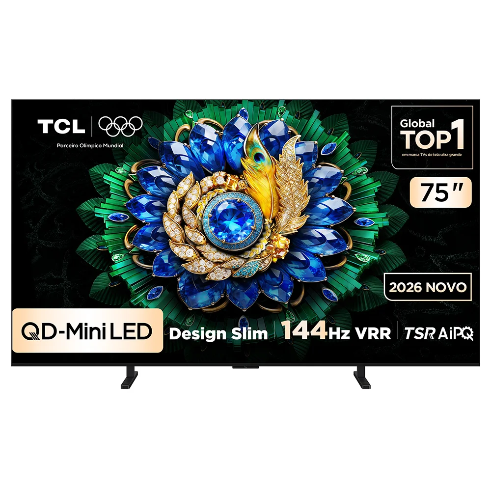 Smart TV TCL 75" QLED Mini LED 4K A400M