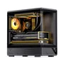 Gabinete Gamer Aquário Jonsbo D200 Preto Com Display Digital M-atx Usb-c
