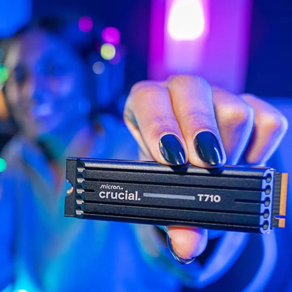 SSD Crucial T710 1TB PCie Gen5 Nvme 2280 M.2 SSD Crucial T710 1TB PCie Gen5 Nvme 2280 M.2