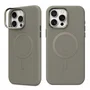 Capa Magnética Couro Premium Iphone 16 Pro Max + Películas Reforçada Para Câmera