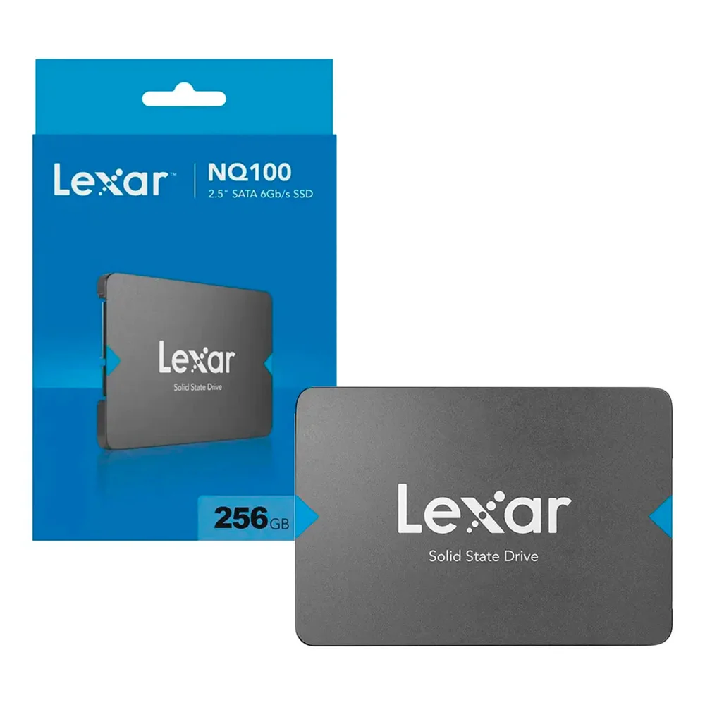 Hd 256gb Lexar Nq100 SSD, Sata Iii 6gb/s, 2,5" - Lnq100x256g-rnnng Hd 256gb Lexar Nq100 SSD, Sata Iii 6gb/s, 2,5" - Lnq100x256g-rnnng