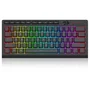 Teclado Gamer Membrana Usb Redragon K522-RGB Shiva Inglês