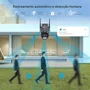 Camera Segurança Três Lentes Wifi Ultra Hd 4k Prova Dágua Sirene Casa Empresa Interior Exterior