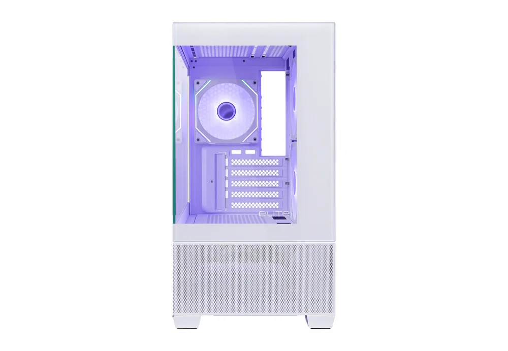 Gabinete Cooler Master Elite 490 Branco Vidro Panoramico 3 Fans ARGB E490-whnn-s00 Gabinete Cooler Master Elite 490 Branco Vidro Panoramico 3 Fans ARGB E490-whnn-s00