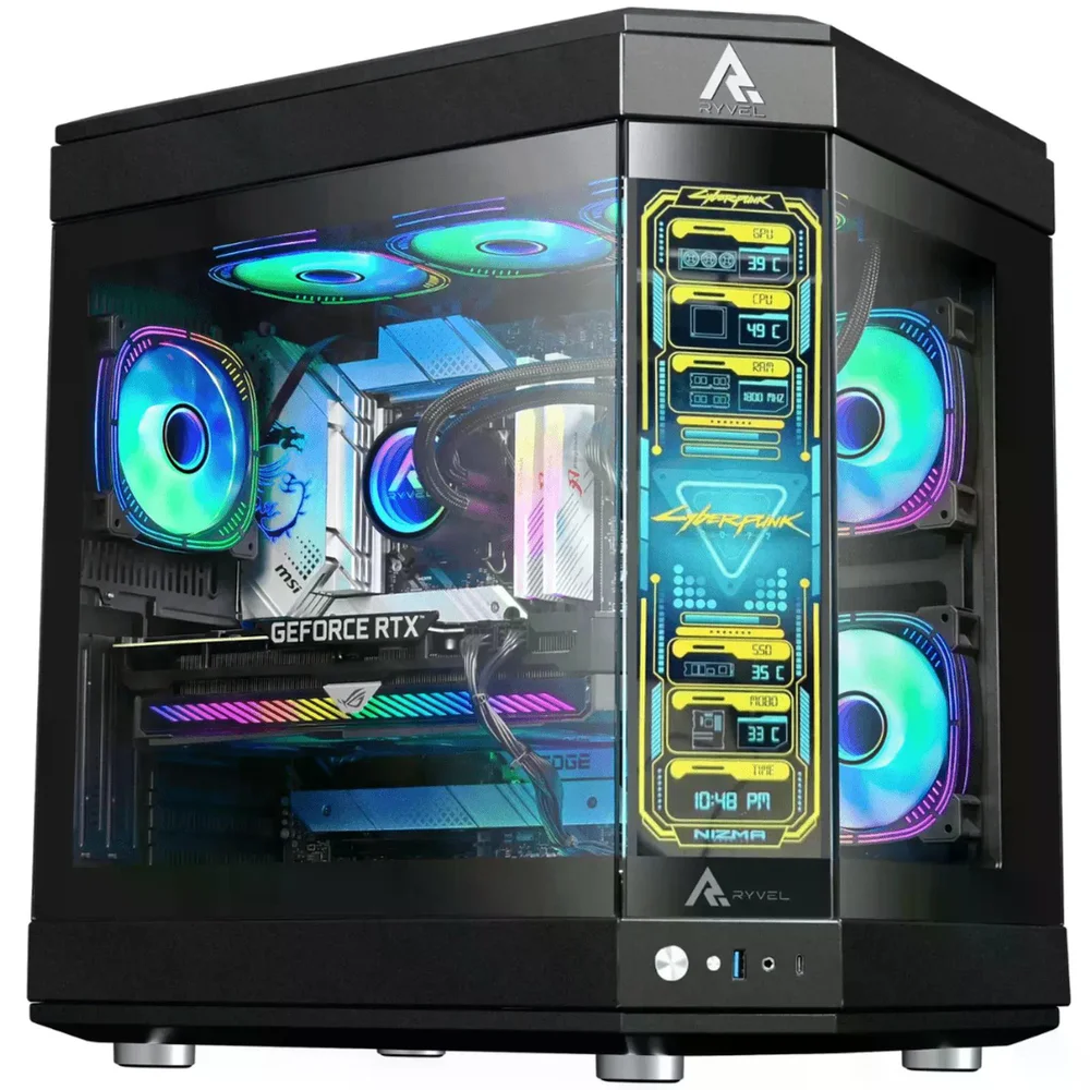 PC Gamer Completo Ryzen 5 7600x, Rx 7700 Xt, 16gb Ddr5 RGB, SSD Nvme 1TB, 700w 80 Plus, PCalt17-e - view 3