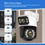 Kit 3 Cameras De Vigilancia Segurança Comercial Residencial  Wifi Uso Externo Interno Lente Dupla Câmera Ip Visao Noturn