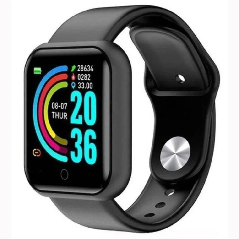 Relógio Smartwatch Sport D20 Pro Y68 Preto