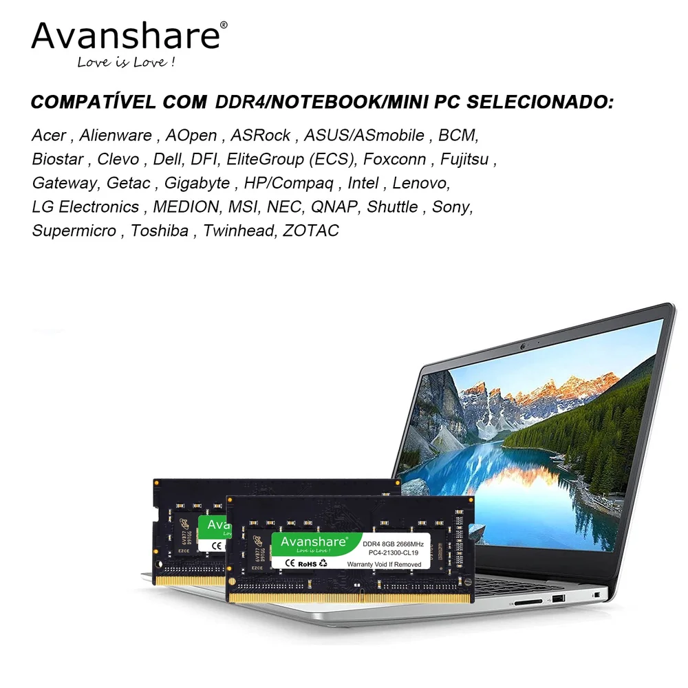 Memoria Para Notebook Ddr4 16gb 3200mhz Prosetup Avanshare Memoria Para Notebook Ddr4 16gb 3200mhz Prosetup Avanshare