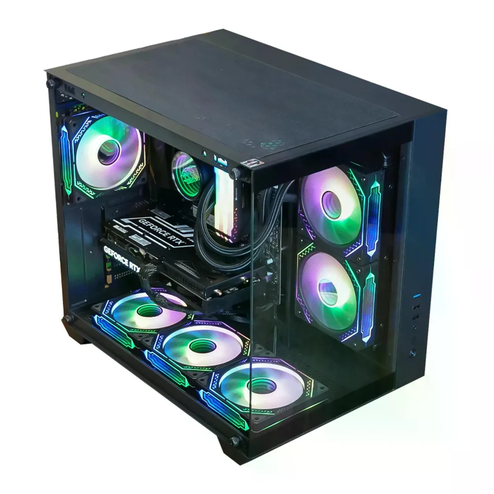 PC Gamer Ryzen 5 5600x, RTX 5060 Ti, 16gb RGB Ddr4, SSD Nvme 500gb, 700w 80 Plus, Full Black, 4lm6dni3-e PC Gamer Ryzen 5 5600x, RTX 5060 Ti, 16gb RGB Ddr4, SSD Nvme 500gb, 700w 80 Plus, Full Black, 4lm6dni3-e