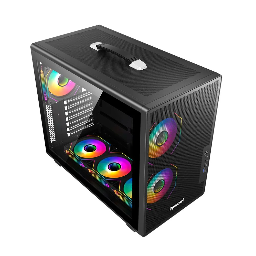 Gabinete Gamer Redragon Magic Box Atx Ca616b Preto Gabinete Gamer Redragon Magic Box Atx Ca616b Preto