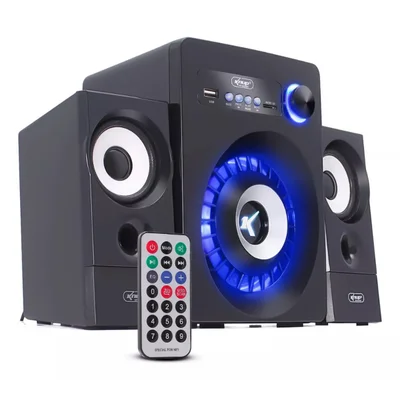 Home Theater Subwoofer 2.1 Caixa De Som P2 Para Tv Notebook