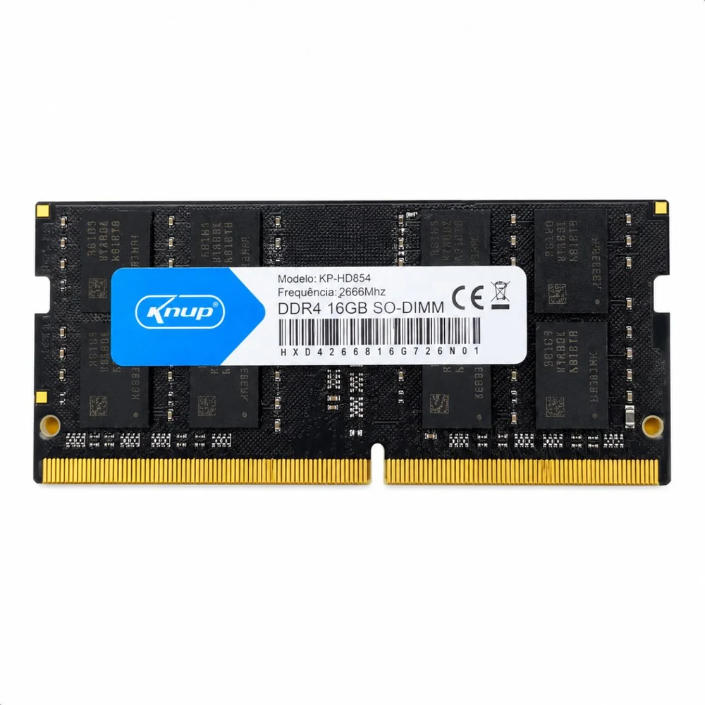 Memória Ram Ddr4 2666mhz 16gb So-dimm Knup - Kp-hd854 Memória Ram Ddr4 2666mhz 16gb So-dimm Knup - Kp-hd854