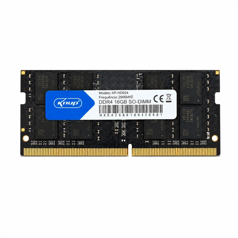 Memória Ram Ddr4 2666mhz 16gb So-dimm Knup - Kp-hd854 Memória Ram Ddr4 2666mhz 16gb So-dimm Knup - Kp-hd854