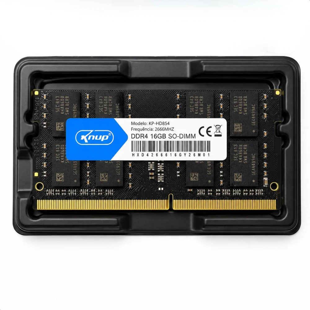 Memória Ram Ddr4 2666mhz 16gb So-dimm Knup - Kp-hd854 Memória Ram Ddr4 2666mhz 16gb So-dimm Knup - Kp-hd854