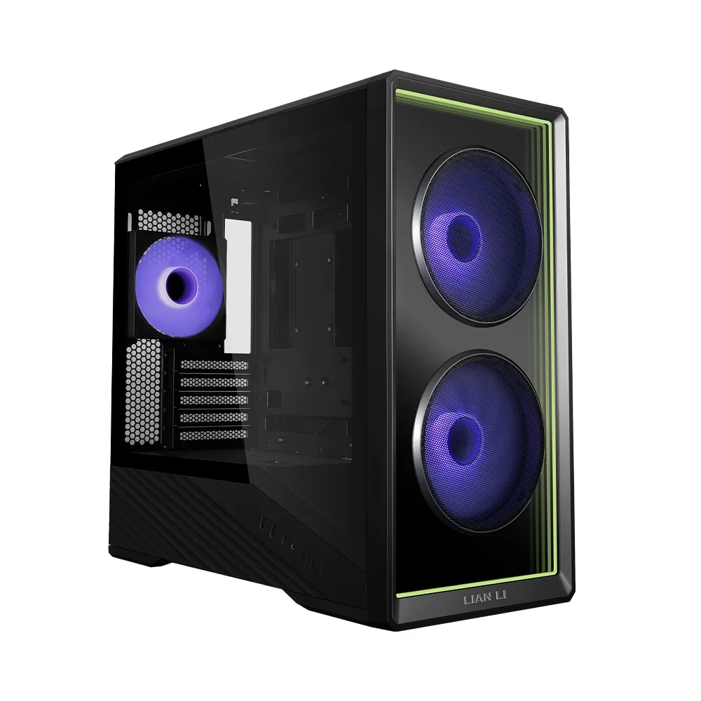Gabinete Gamer Lian Li Vector V150 Infinity Microatx ARGB Com Fans Preto Gabinete Gamer Lian Li Vector V150 Infinity Microatx ARGB Com Fans Preto