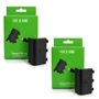 Kit Com 2 Baterias E Cabo Carregador Compatível Com X Box One