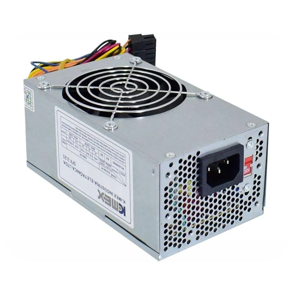 Fonte K-Mex Mini ITX, 200W, 24P - PD-200RNG Fonte K-Mex Mini ITX, 200W, 24P - PD-200RNG