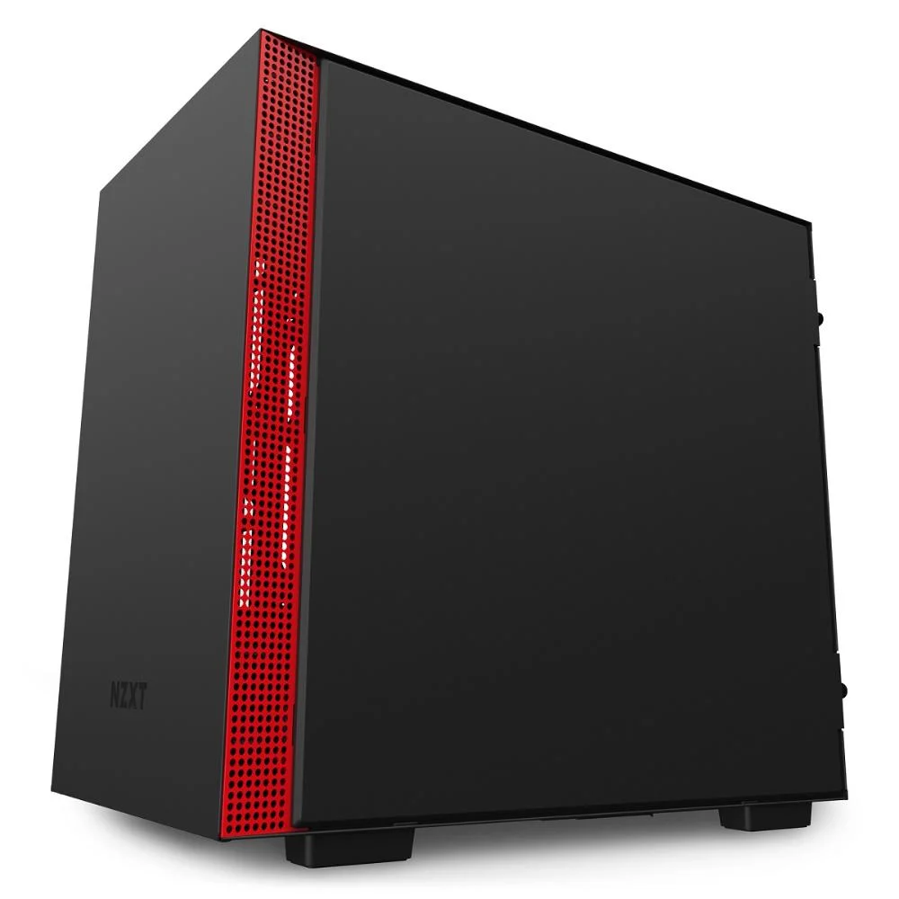 Gabinete H210i Matte Black/Red - Ca-H210i-Br