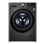 Lavadora E Secadora LG Smart Vc2, 11kg, Black Stainless, 110v, Cv9011ec4