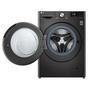 Lavadora E Secadora LG Smart Vc2, 11kg, Black Stainless, 110v, Cv9011ec4