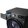 Lavadora E Secadora LG Smart Vc2, 11kg, Black Stainless, 110v, Cv9011ec4
