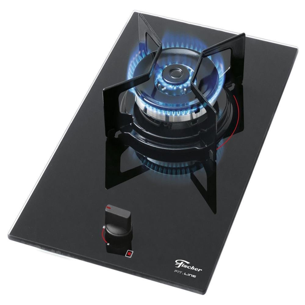 Cooktop Fischer Fit Line, 1 Boca, A Gás, Bivolt, Preto Cooktop Fischer Fit Line, 1 Boca, A Gás, Bivolt, Preto