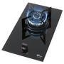 Cooktop Fischer Fit Line, 1 Boca, A Gás, Bivolt, Preto