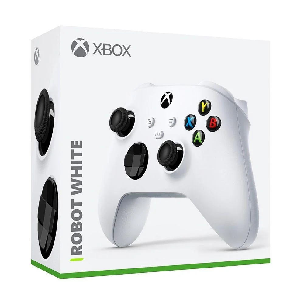 Controle Sem Fio Microsoft Xbox, Branco - QAS-00007 Controle Sem Fio Microsoft Xbox, Branco - QAS-00007